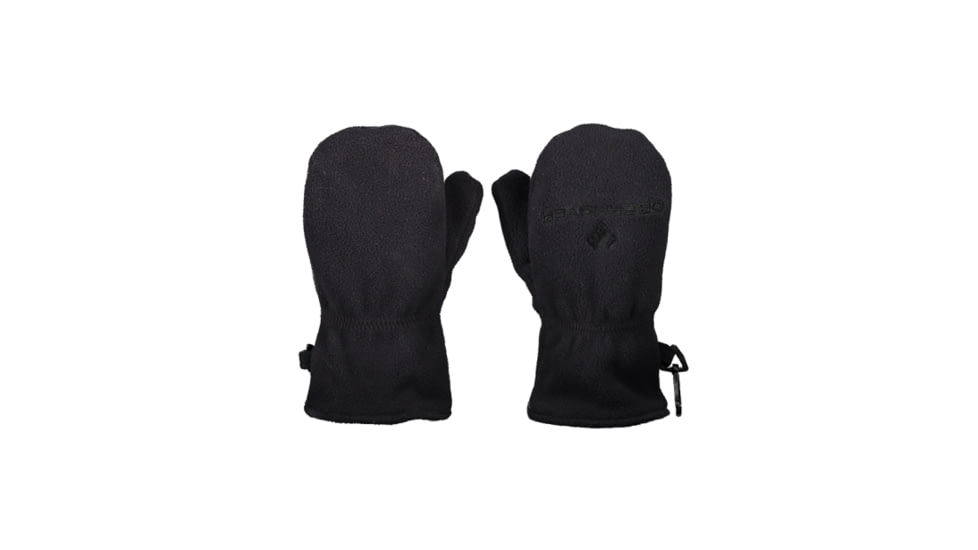 Obermeyer Finley Fleece Mitten, Black, Medium, 78028-16009-M