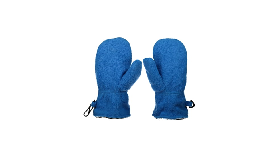Obermeyer Finley Fleece Mitten, Blue Vibes, Extra Large, 78028-19065-XL