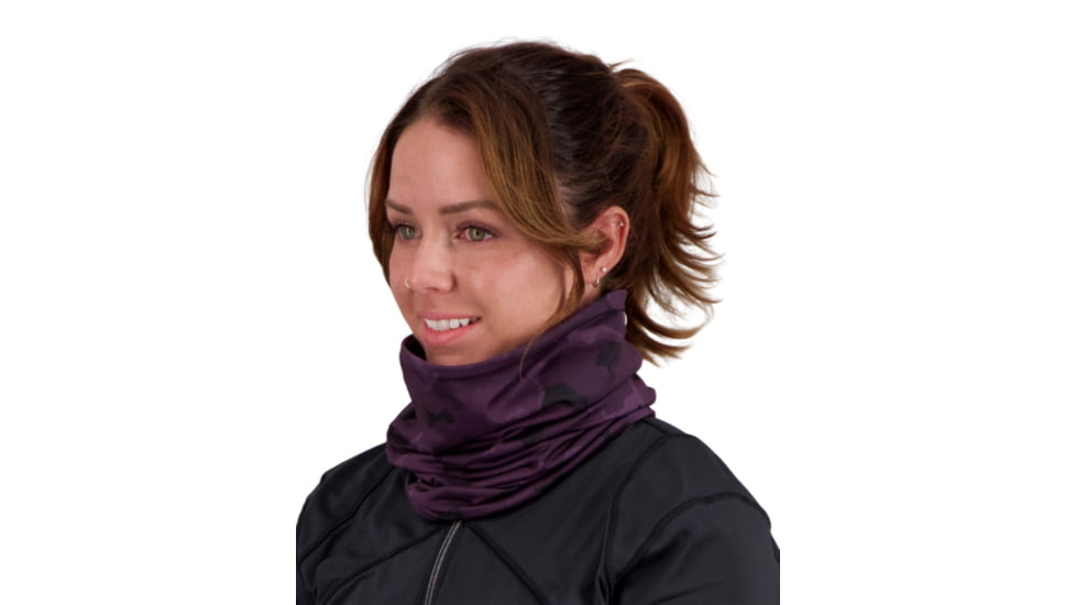 Obermeyer First-On Reversible Neck - Womens, Magnetic Camo, 18026-21158-WOMEN