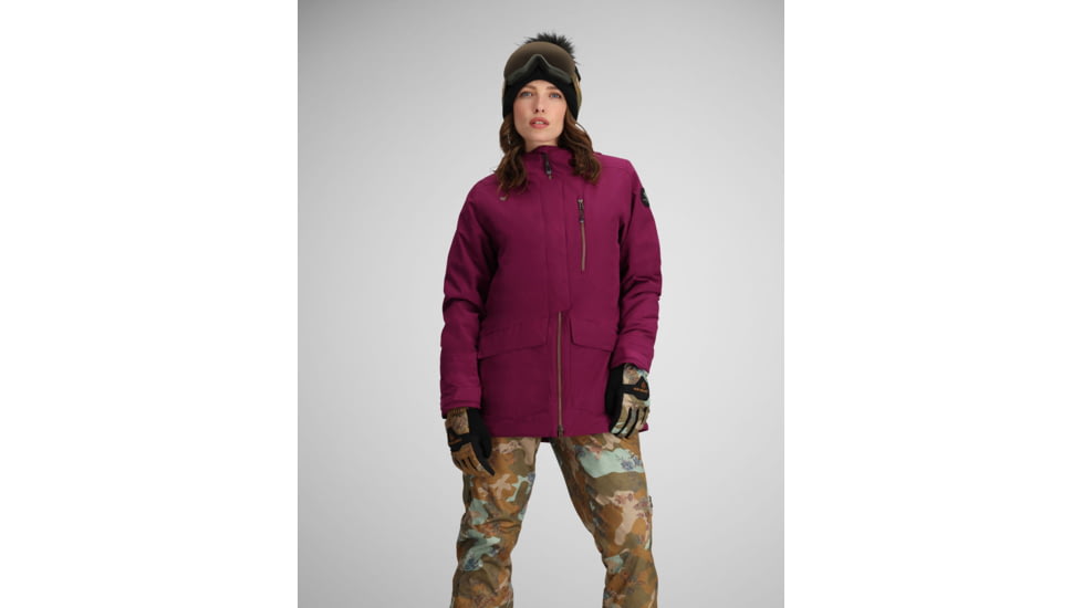 Obermeyer First Tracks Jacket - Womens, Purple Falls, 8, 11234-24159-8