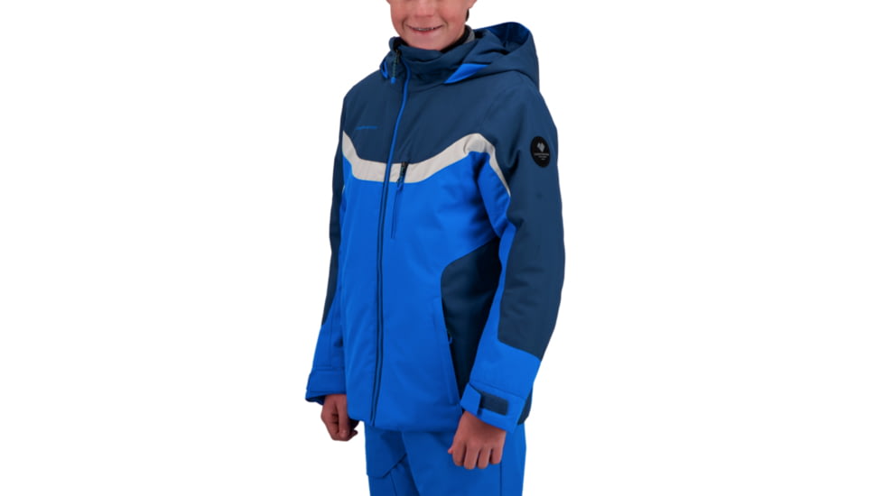Obermeyer Fleet Jacket - Boys, Blue Vibes, Large, 41070-19065-L