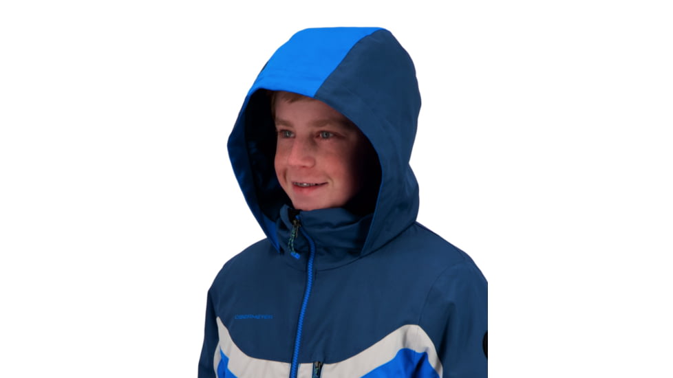 Obermeyer Fleet Jacket - Boys, Blue Vibes, Large, 41070-19065-L
