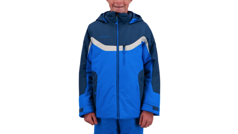 Obermeyer Fleet Jacket - Boys, Blue Vibes, Large, 41070-19065-L