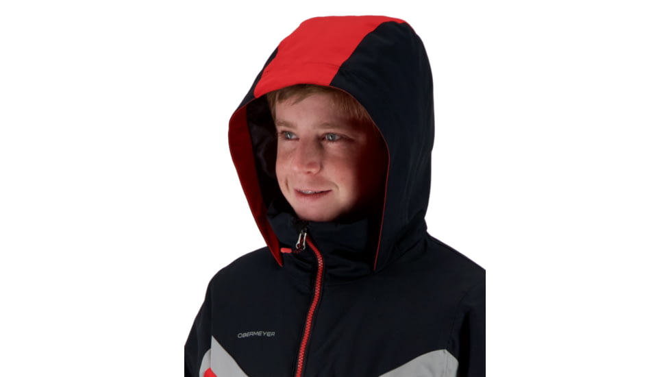 Obermeyer Fleet Jacket - Boys, Brakelight, Medium, 41070-19042-M