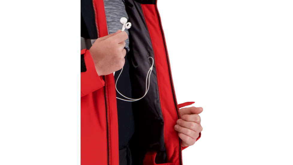 Obermeyer Fleet Jacket - Boys, Brakelight, Medium, 41070-19042-M