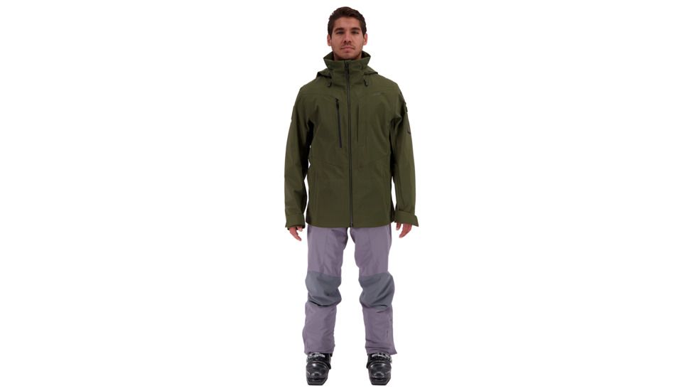 Obermeyer Foraker Shell Jacket - Mens, Off-Duty, Small, 22078-OFF-DUTY-S