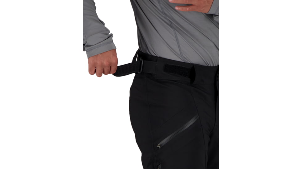 Obermeyer Foraker Shell Pant - Men's, Large, Short Inseam, Black, 25046-16009-LS