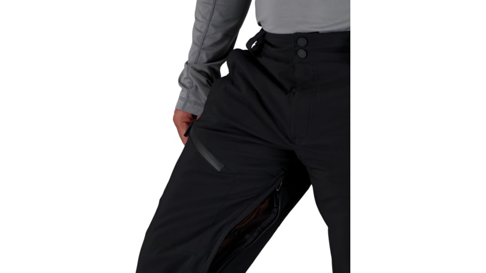 Obermeyer Force Pant - Men's, Extra Large, Regular Inseam, Black, 25041-16009-XL