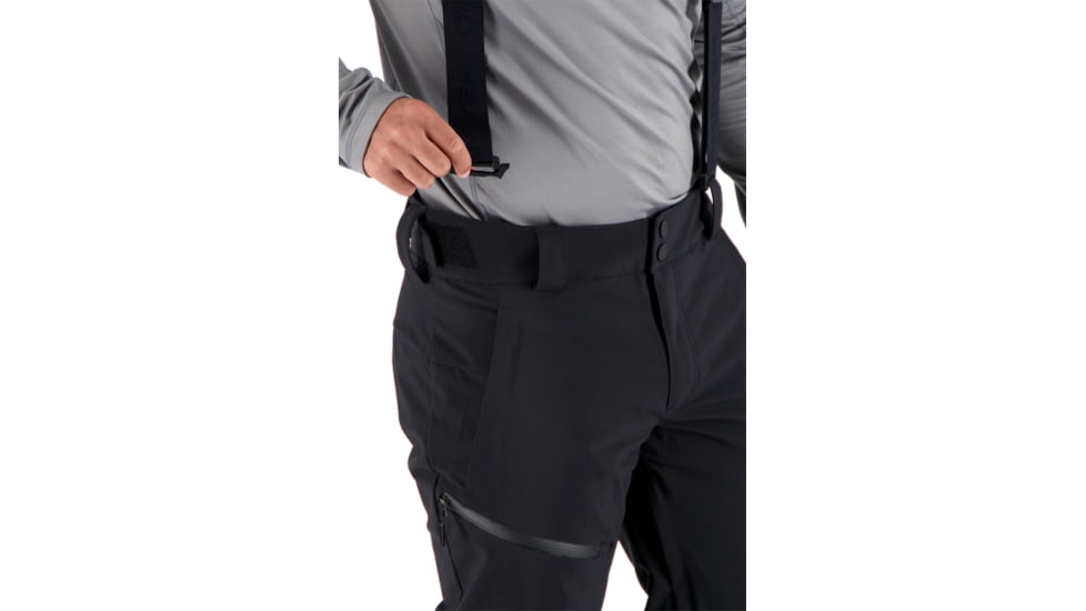 Obermeyer Force Suspender Pant - Mens, Black, Small, 25011-16009-S