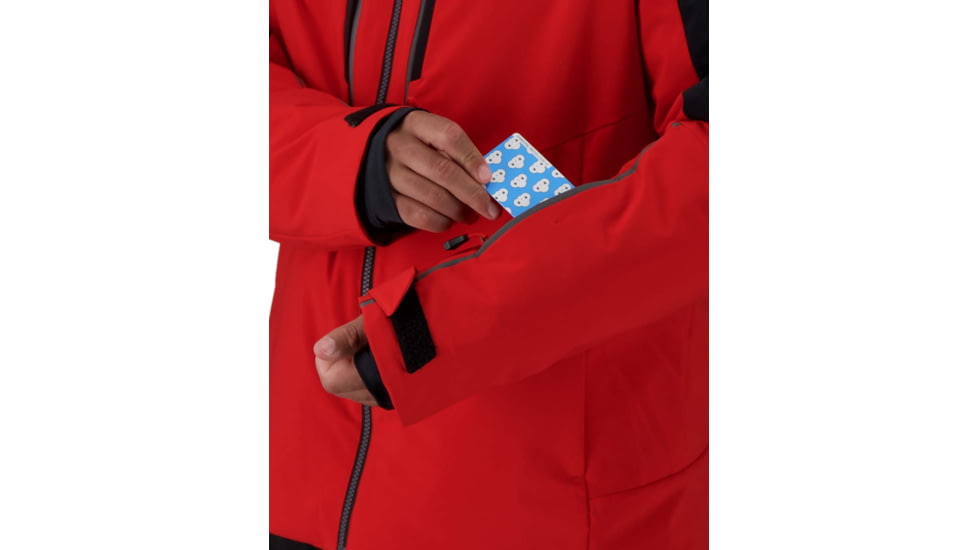 Obermeyer Foundation Jacket - Mens, Brakelight, Extra Large, 21100-19042-XL