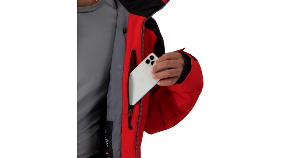 Obermeyer Foundation Jacket - Mens, Brakelight, Extra Large, 21100-19042-XL