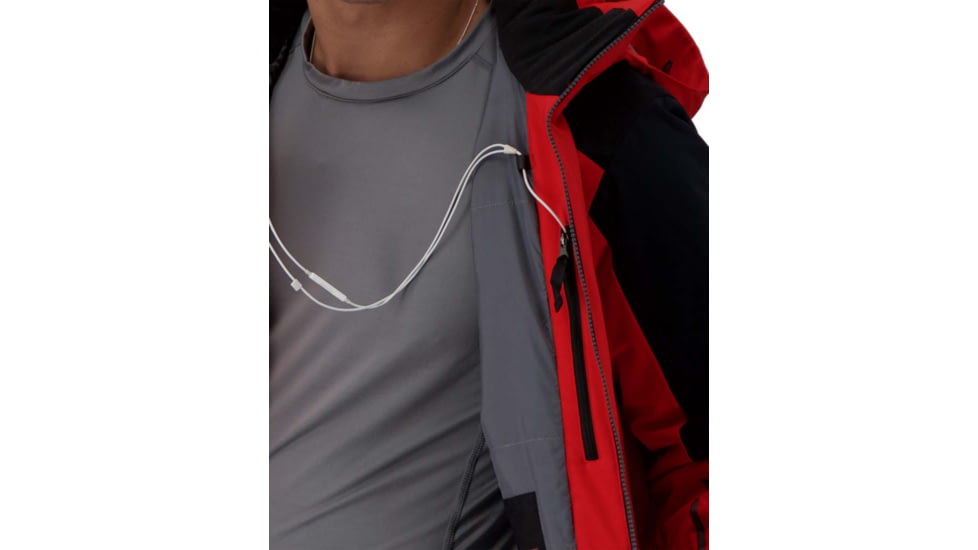 Obermeyer Foundation Jacket - Mens, Brakelight, Extra Large, 21100-19042-XL