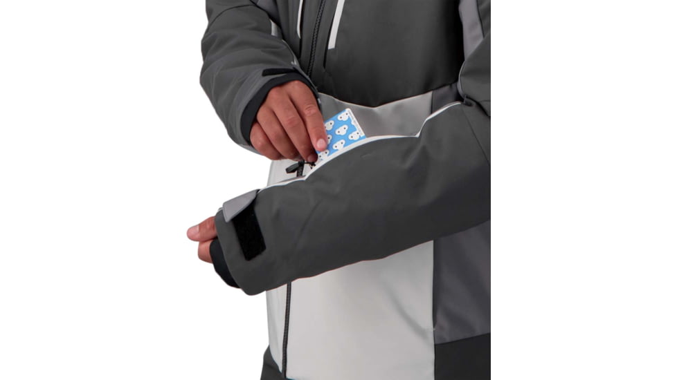 Obermeyer Foundation Jacket - Mens, Coal, Large, 21100-20004-L