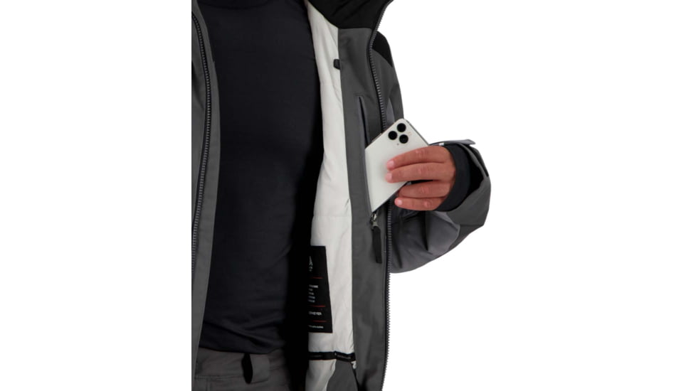 Obermeyer Foundation Jacket - Mens, Coal, Large, 21100-20004-L