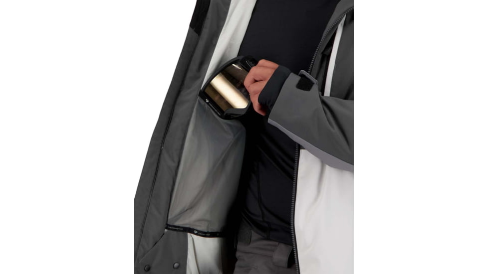 Obermeyer Foundation Jacket - Mens, Coal, Large, 21100-20004-L