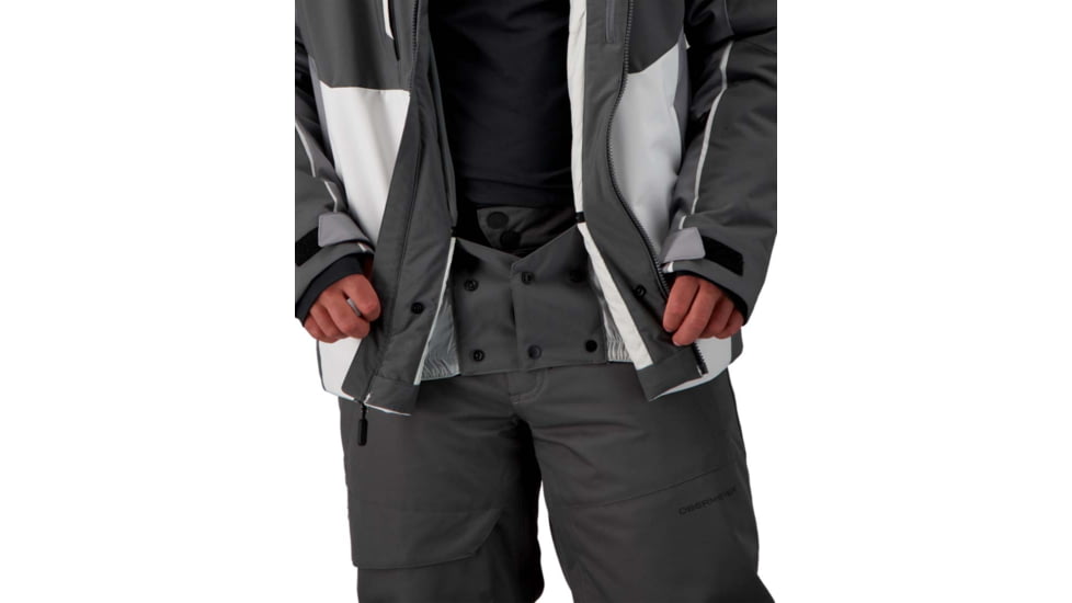 Obermeyer Foundation Jacket - Mens, Coal, Large, 21100-20004-L