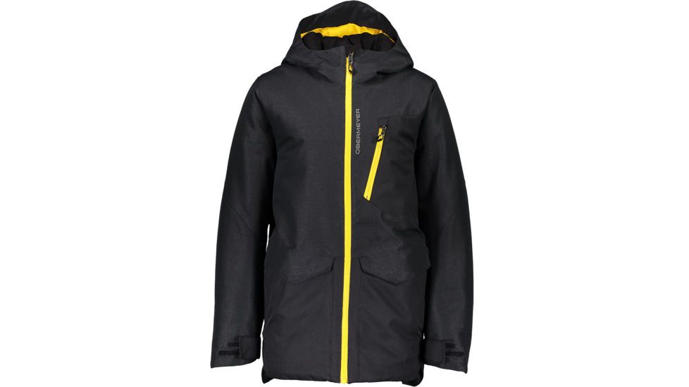 Obermeyer Gage Jacket - Boys, Black, Large, 41051-BLACK-L