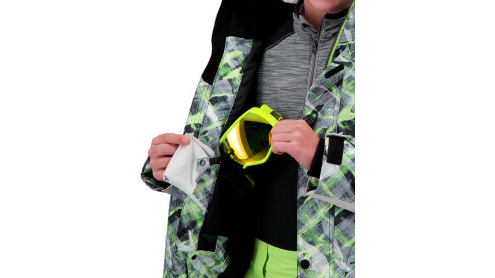 Obermeyer Gage Jacket - Boys, Carbon Camo, Small, 41071-21184-S