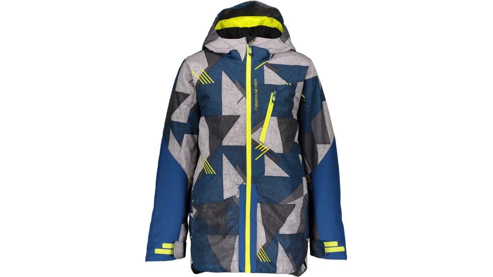 Obermeyer Gage Jacket - Boys, Retro Graphic B, Large, 41051-RETRO GRAPHIC B-L