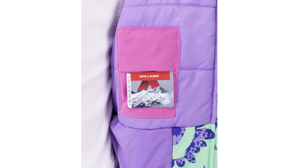 Obermeyer Glam Jacket - Girls, Violet Kabloom, 5, 51051-VIOLET KABLOOM-5