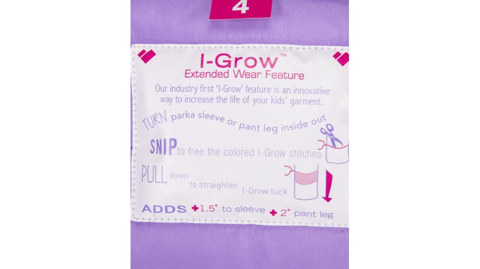 Obermeyer Glam Jacket - Girls, Violet Kabloom, 5, 51051-VIOLET KABLOOM-5