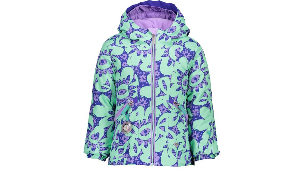 Obermeyer Glam Jacket - Girls, Violet Kabloom, 5, 51051-VIOLET KABLOOM-5