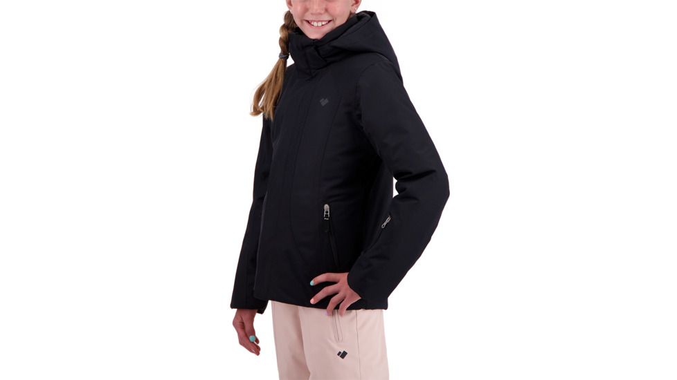 Obermeyer Haana Jacket - Girls, Black, Medium, 31052-BLACK-M