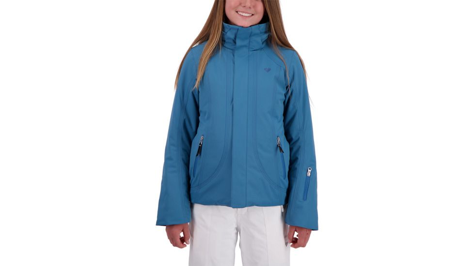 Obermeyer Haana Jacket - Girls, Slate The Facts, Small, 31052-SLATE THE FACTS-S
