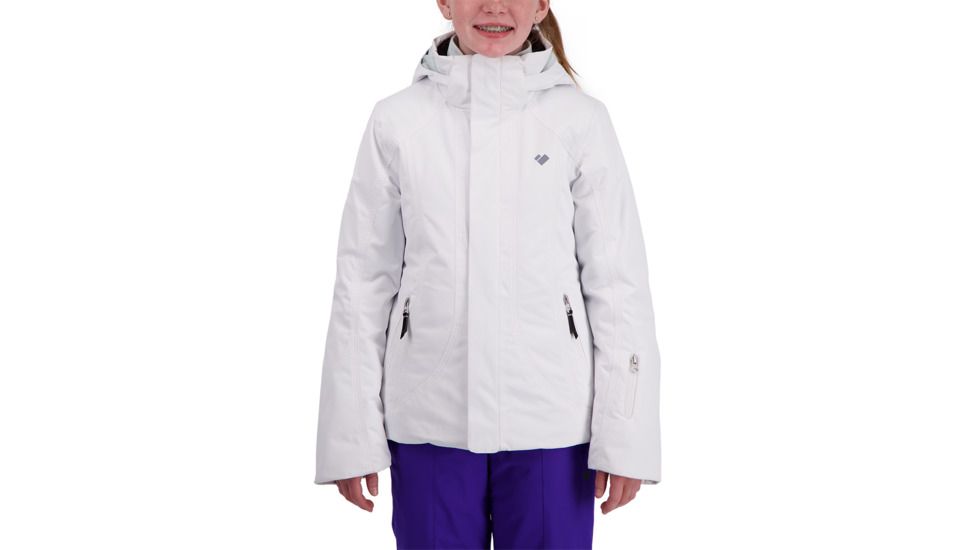Obermeyer Haana Jacket - Girls, White, Small, 31052-WHITE-S