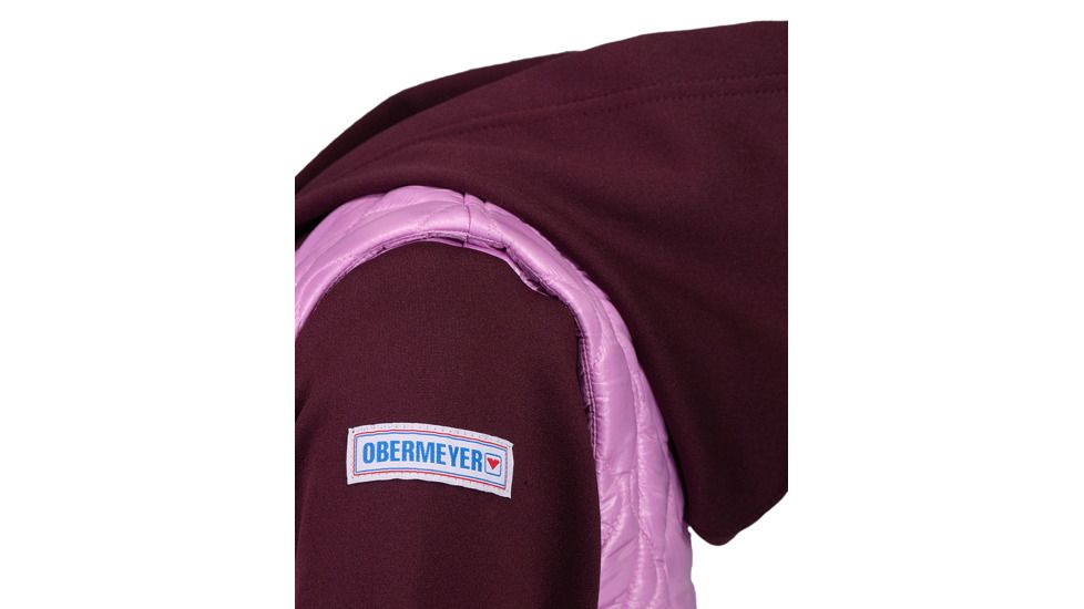 Obermeyer Hayden Hybrid Fleece Jacket - Kids, Drop The Beet, Large, 77024-DROP THE BEET-L