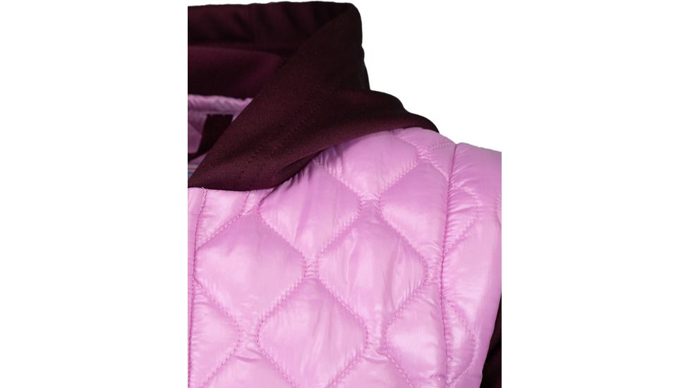 Obermeyer Hayden Hybrid Fleece Jacket - Kids, Drop The Beet, Large, 77024-DROP THE BEET-L