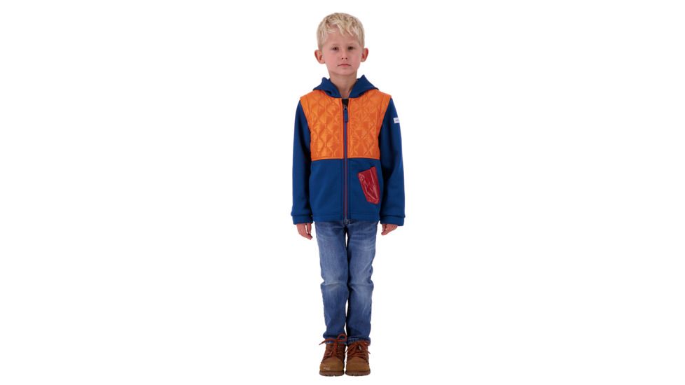 Obermeyer Hayden Hybrid Fleece Jacket - Kids, Passport, Large, 77024-PASSPORT-L