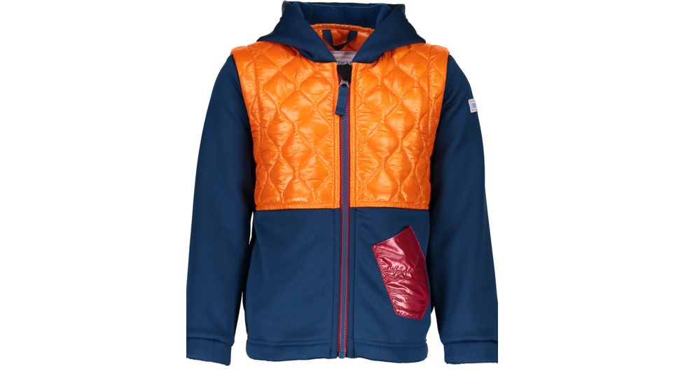 Obermeyer Hayden Hybrid Fleece Jacket - Kids, Passport, Large, 77024-PASSPORT-L