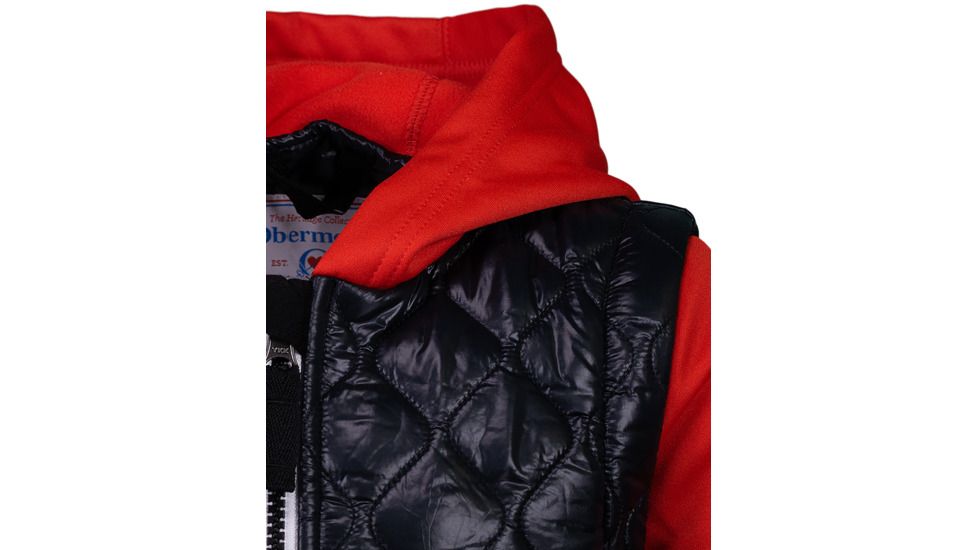 Obermeyer Hayden Hybrid Fleece Jacket - Kids, Red, Large, 77024-RED-L