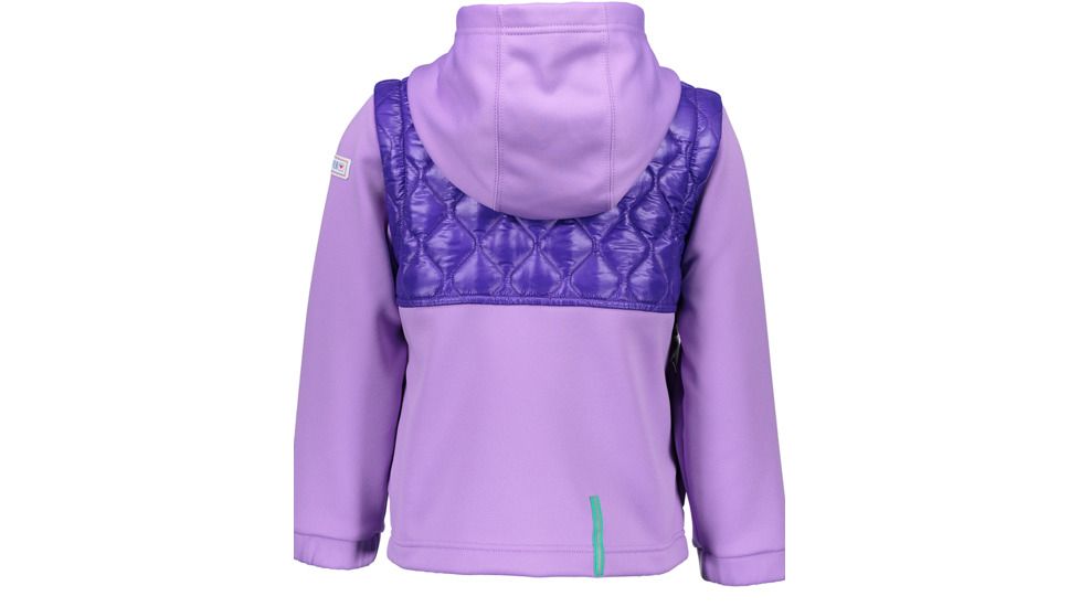 Obermeyer Hayden Hybrid Fleece Jacket - Kids, Va-Va Violet, Small, 77024-VA-VA VIOLET-S