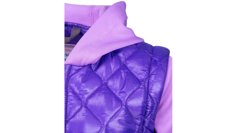 Obermeyer Hayden Hybrid Fleece Jacket - Kids, Va-Va Violet, Small, 77024-VA-VA VIOLET-S