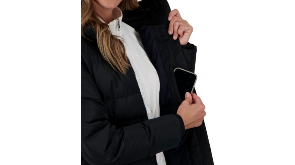 Obermeyer Hemera Down Parka - Womens, Black, 10, 11180-16009-10