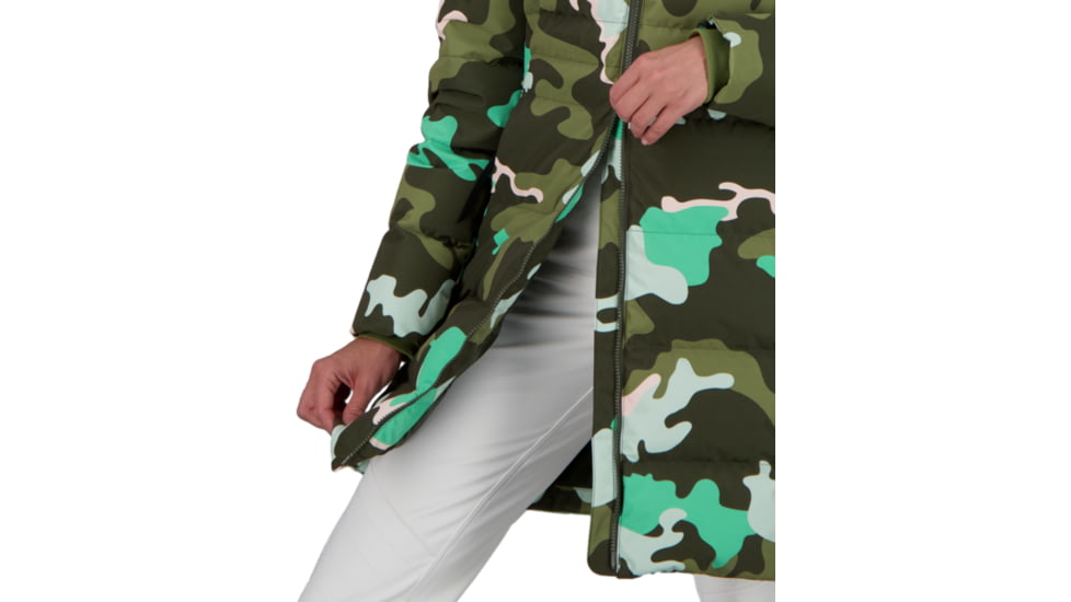 Obermeyer Hemera Down Parka - Womens, Jasmint Camo, 14, 11180-21129-14