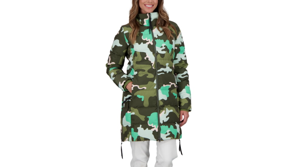 Obermeyer Hemera Down Parka - Womens, Jasmint Camo, 14, 11180-21129-14