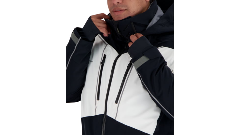 Obermeyer Iba Down Hybrid Jacket - Mens, Black, Small, 21041-16009-S