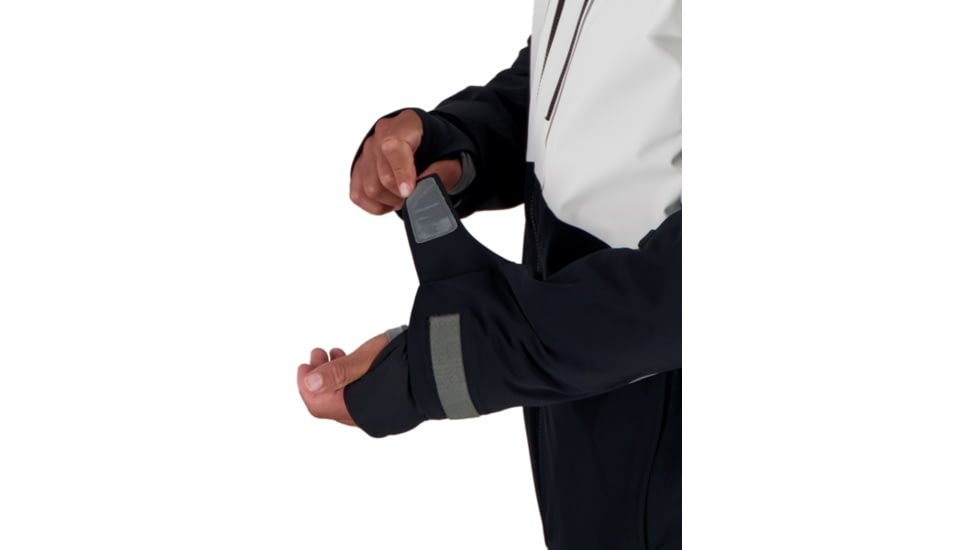 Obermeyer Iba Down Hybrid Jacket - Mens, Black, Small, 21041-16009-S