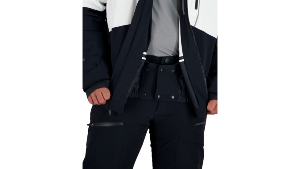 Obermeyer Iba Down Hybrid Jacket - Mens, Black, Small, 21041-16009-S