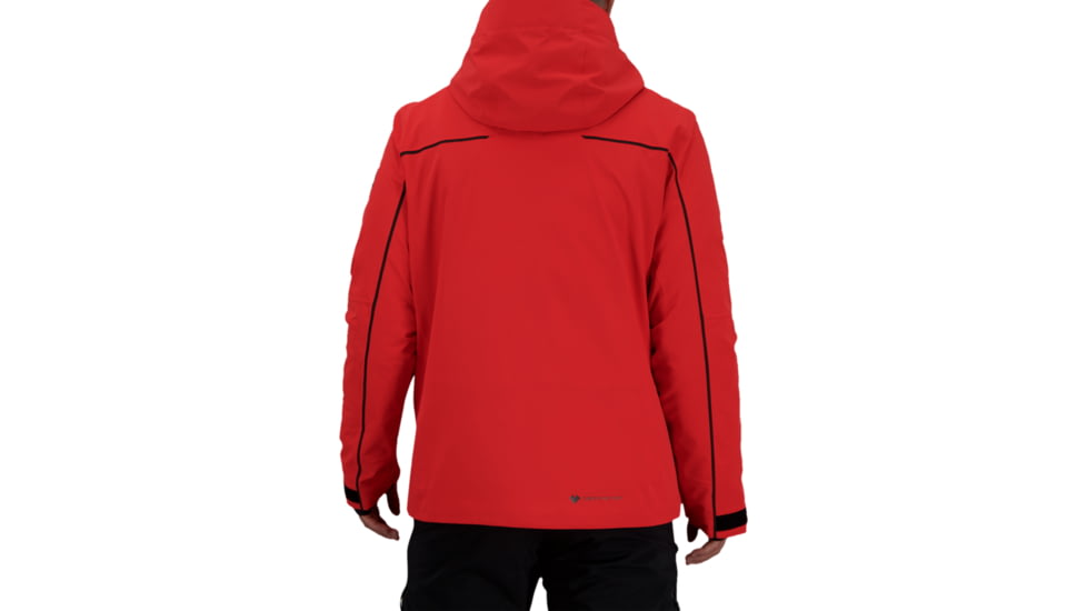 Obermeyer Iba Down Hybrid Jacket - Mens, Brakelight, Large, 21041-19042-L