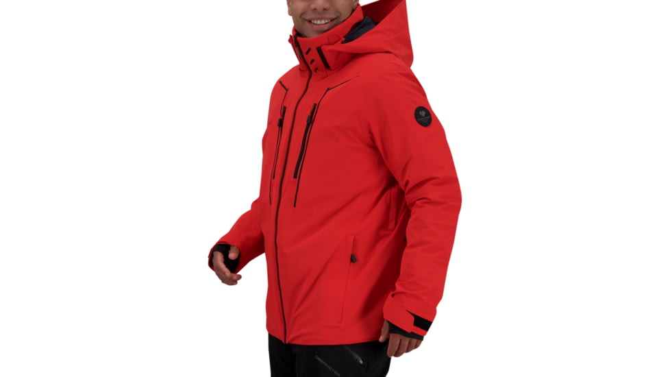 Obermeyer Iba Down Hybrid Jacket - Mens, Brakelight, Large, 21041-19042-L