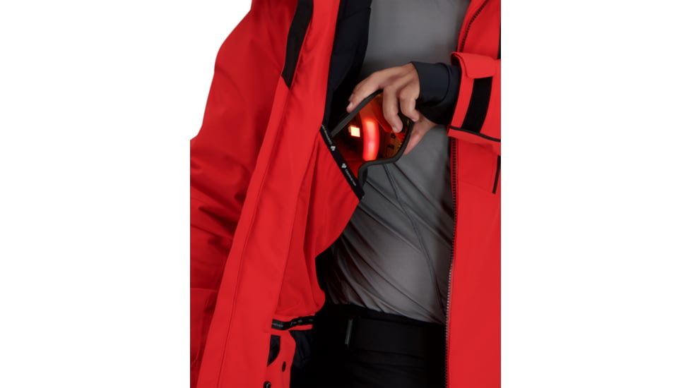 Obermeyer Iba Down Hybrid Jacket - Mens, Brakelight, Large, 21041-19042-L
