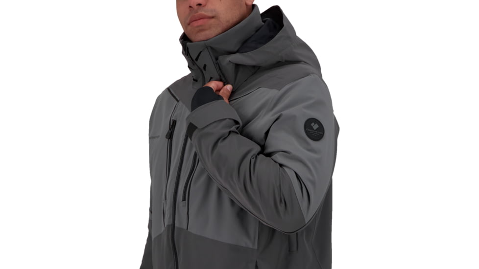 Obermeyer Iba Down Hybrid Jacket - Mens, Coal, Extra Large, 21041-20004-XL