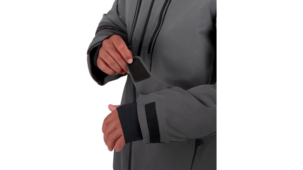 Obermeyer Iba Down Hybrid Jacket - Mens, Coal, Extra Large, 21041-20004-XL