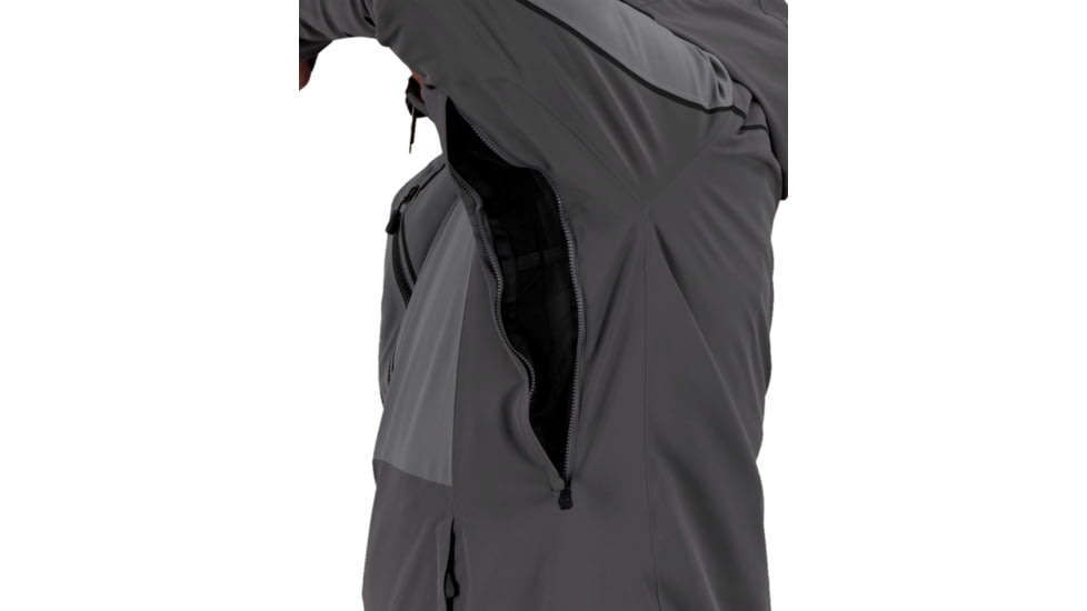 Obermeyer Iba Down Hybrid Jacket - Mens, Coal, Extra Large, 21041-20004-XL
