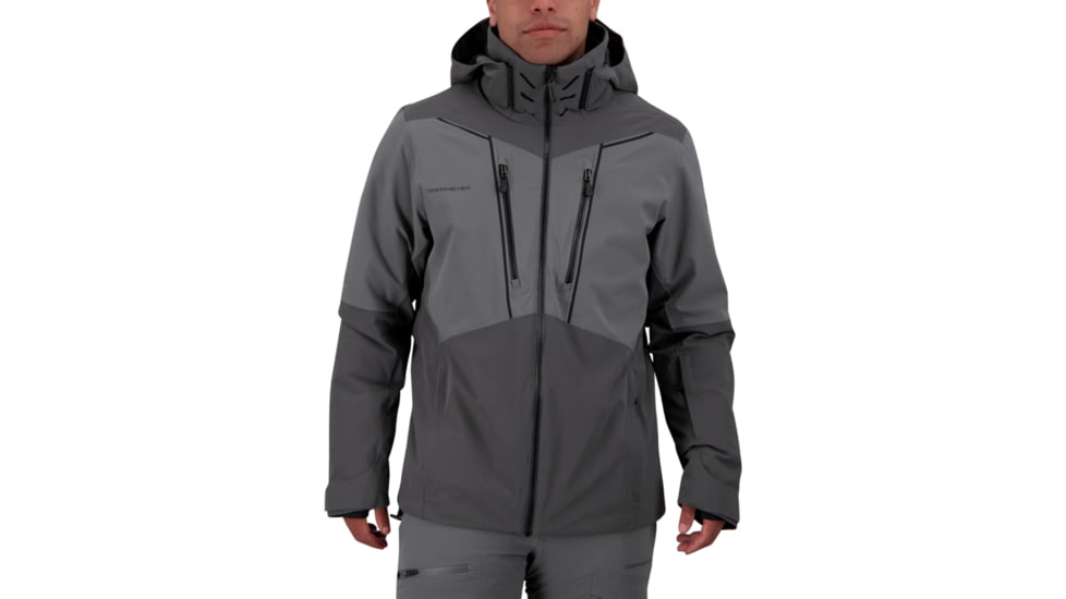 Obermeyer Iba Down Hybrid Jacket - Mens, Coal, Extra Large, 21041-20004-XL