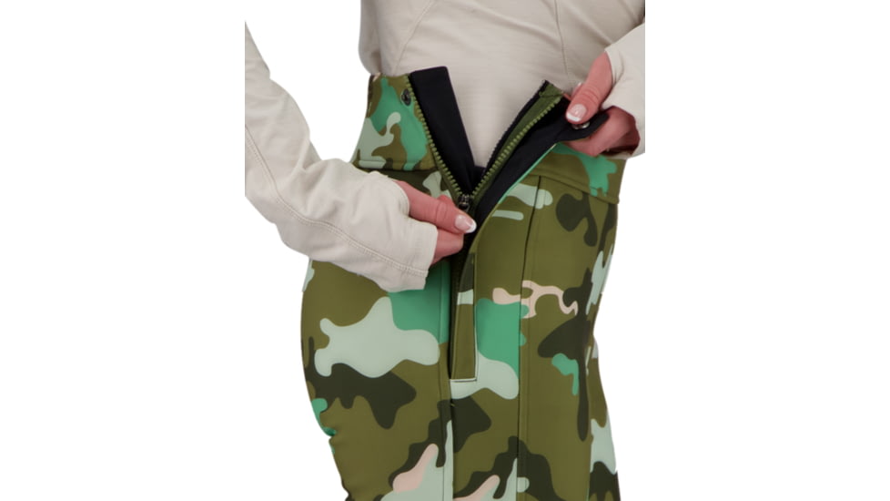 Obermeyer Jinks ITB Softshell Pant - Womens, Saguaro Camo, 12 Short, 15037-21131-12S
